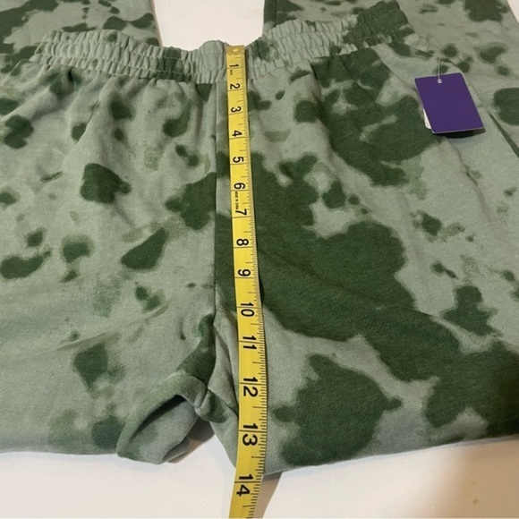 NWT Guns N Roses Sweatpants Green Tie Dye Print New Elastic Waist Rock Band Y2K - Picture 17 of 17